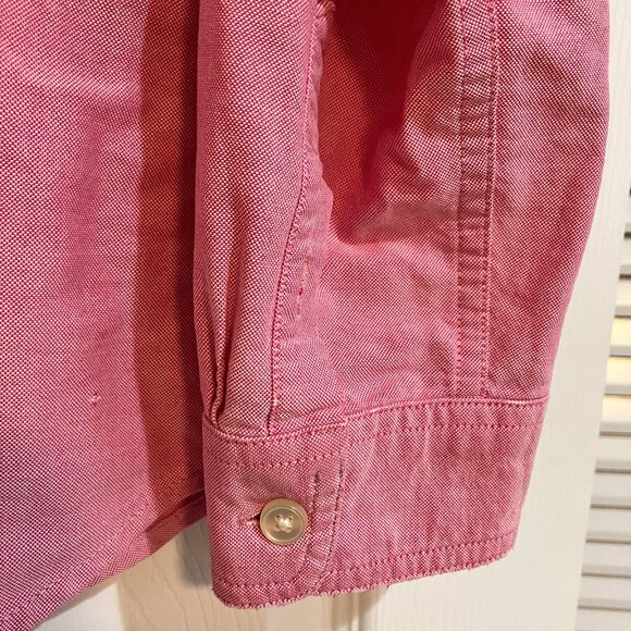 L.L. Bean pink button-down - Picture 4 of 6